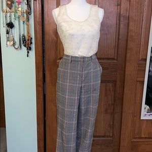 Sz 10 Carolina Belle Plaid Trousers